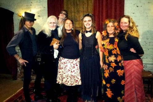 Evening With The Kreep cast - Aidan Skye McClave, Ares Altamirano, Brazillia R. Kreep aka Richard R. O'Donnell, Amanda Steurer and Holly Stone Cabe.