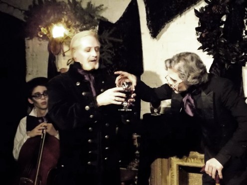 KREEPMAS with Kreepy H. Krawler, Brazillia R. Kreep, and Albert T. Krumb - photo Lew McClave